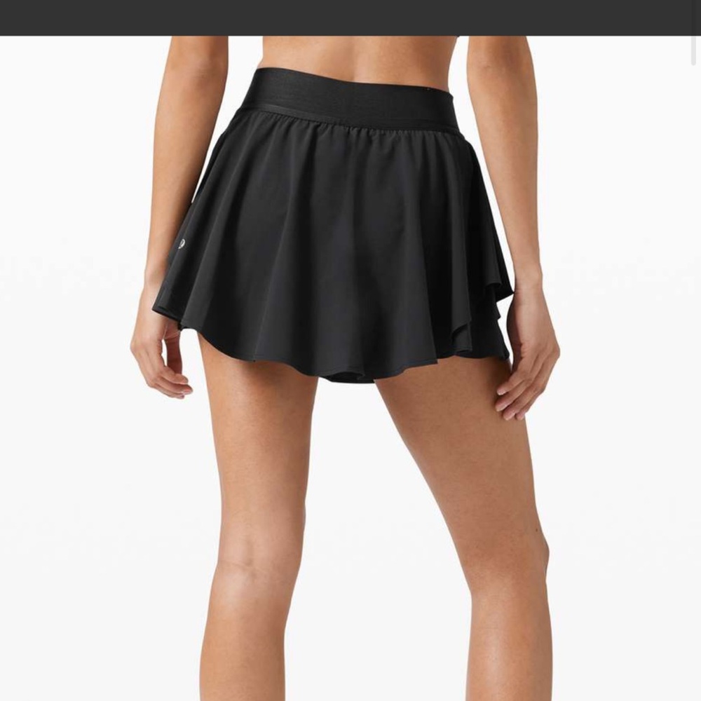 BLACK LULU Court Skirt